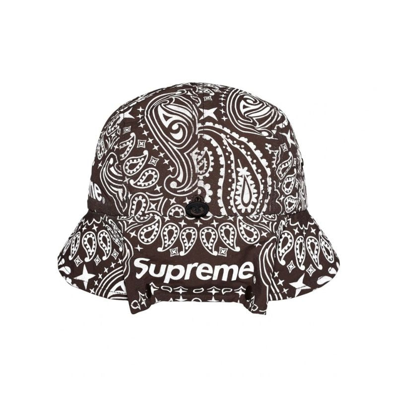 Boné Supreme Reflective Bandana Sunshield Camp Brown