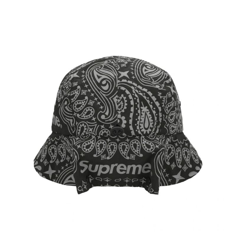 Boné Supreme Reflective Bandana Sunshield Camp Black