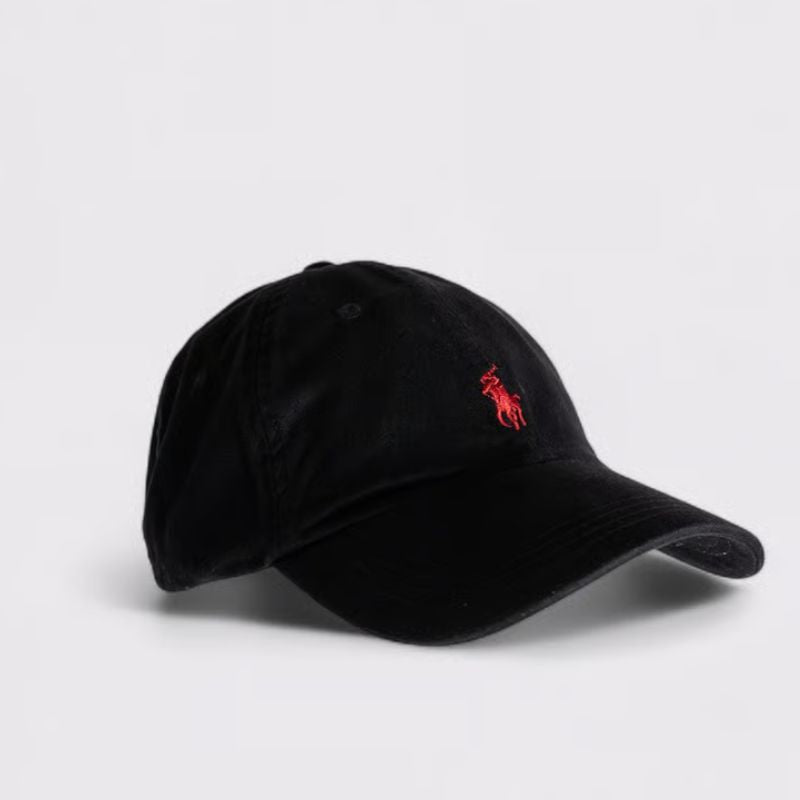 Boné Polo Ralph Lauren Black Red