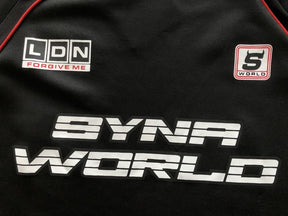 Conjunto Syna World Perforated Perfomance Black Red