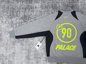 Moletom Palace x Nike Crewneck Total P90 Cinza