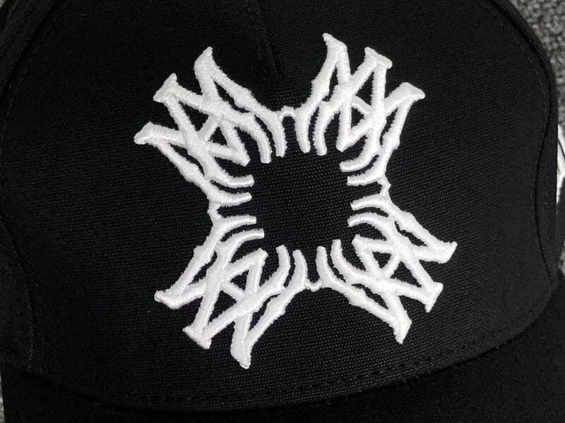 Boné Amiri MA Quad Canvas Preto