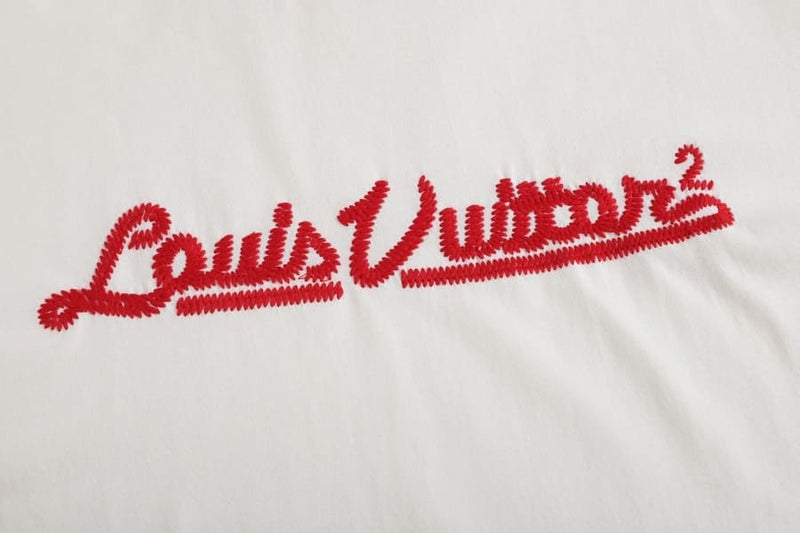 Camiseta Louis Vuitton x Nigo Embroidered Mockneck