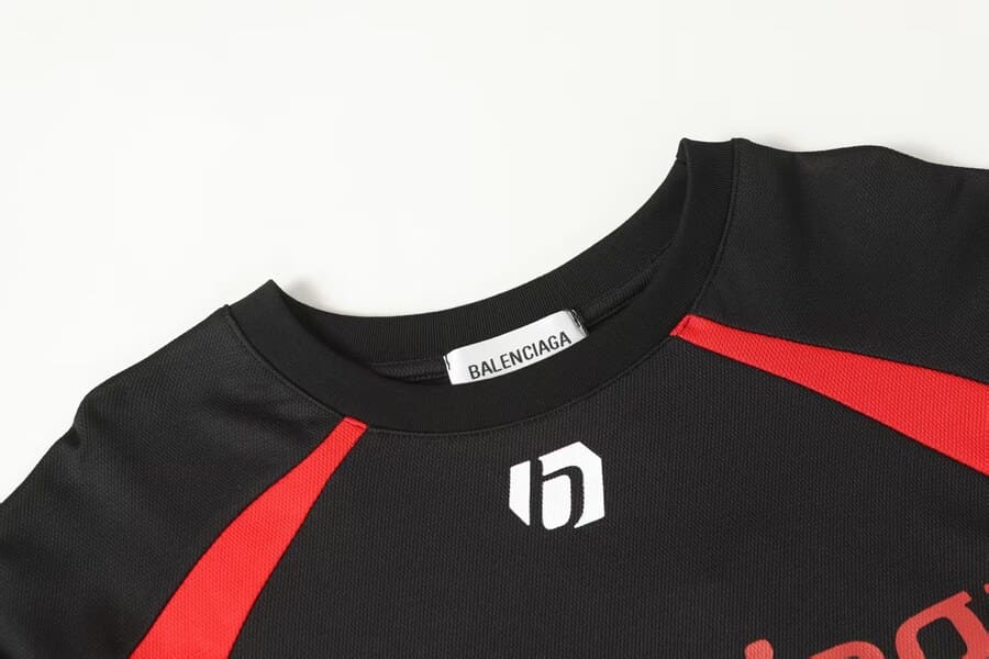 Camisa Balenciaga 77 Logo Preta