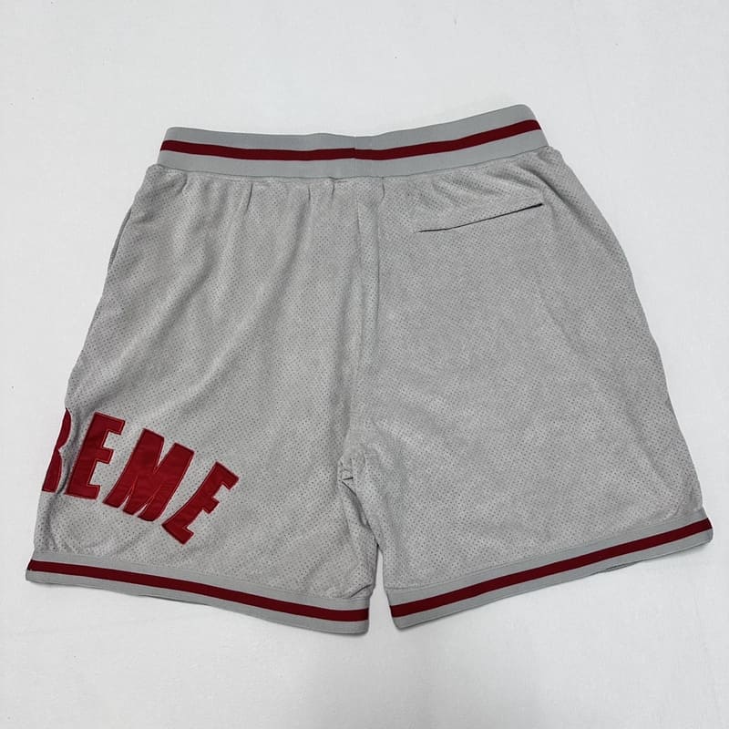 Shorts Supreme Ultrasuede Cinza