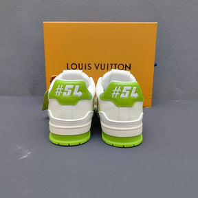 Louis Vuitton LV Trainer White Green