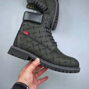 Bota Timberland x Supreme Diamond Plate 6" Premium Waterproof Black