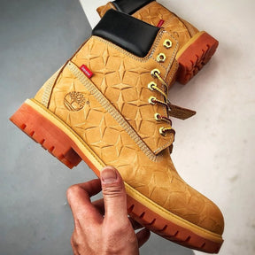 Bota Timberland x Supreme Diamond Plate 6" Premium Waterproof Wheat