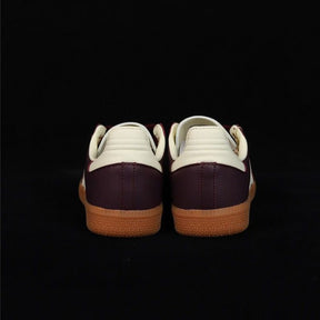 Adidas Samba OG Maroon Gold Metallic