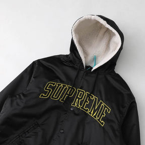 Jaqueta Supreme x Mitchell & Ness Varsity Satin Black