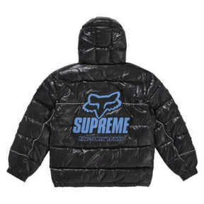 Jaqueta Supreme x Fox Racing Shiny Down Puffer Black