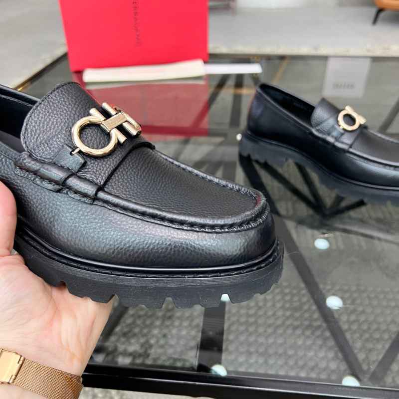 Mocassim Ferragamo Leather Black