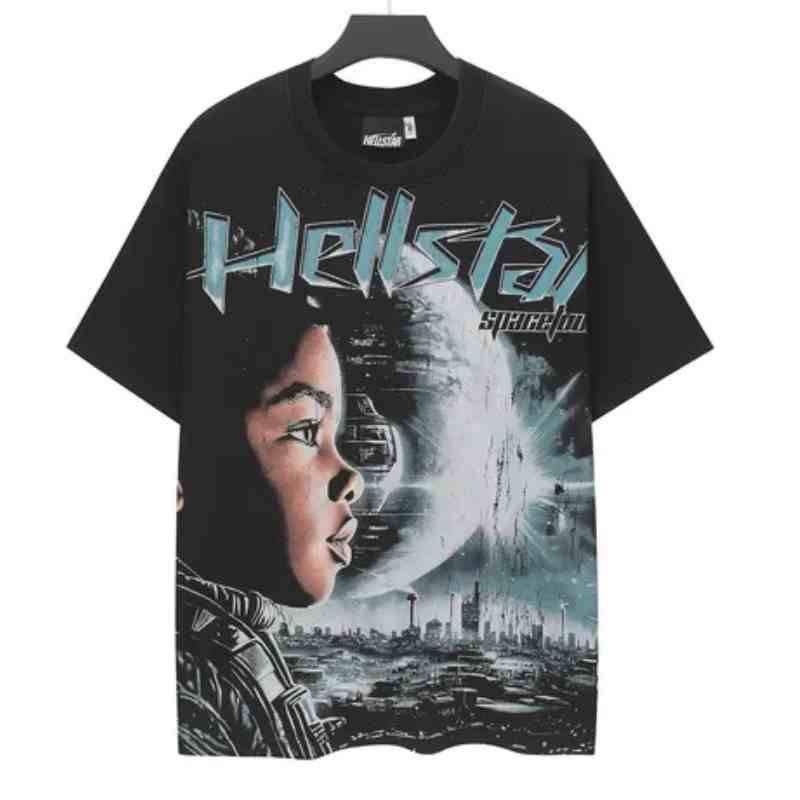 Pronta Entrega - Camiseta Hellstar Earth Logo Preta