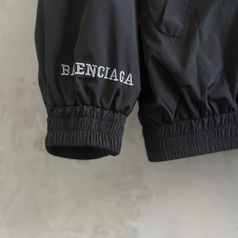 Jaqueta Balenciaga 3B Football Logo Track Preta