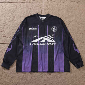 Camisa Hellstar Jersey Long Purple/Black