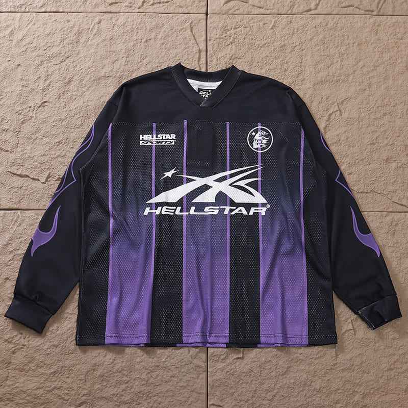 Camisa Hellstar Jersey Long Purple/Black