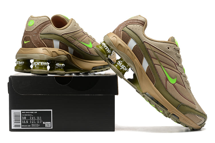 Pronta Entrega - Supreme x Nike Shox Ride 2 Neutral Olive