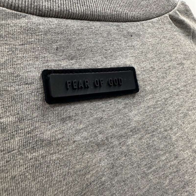 Pronta Entrega - Camiseta Fear Of God Essentials Heavy Jersey Grey