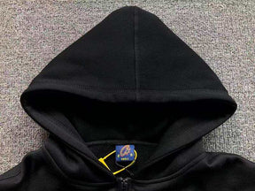 Conjunto Corteiz Arch Shield Zip Black