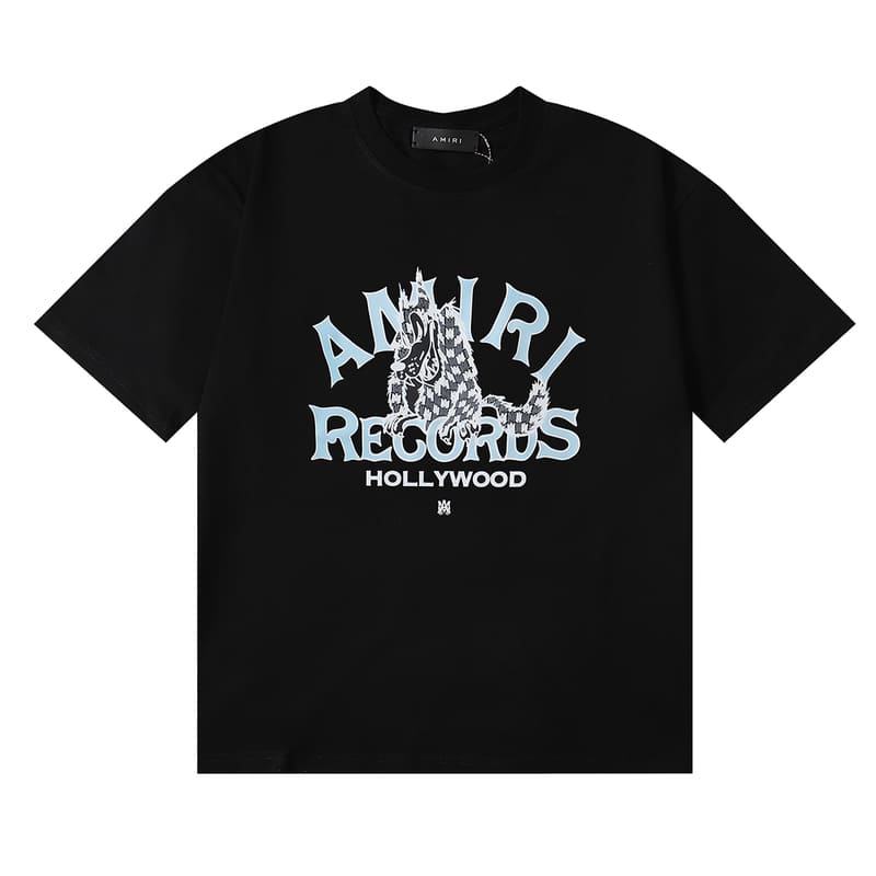 Camiseta Amiri Records Wolf