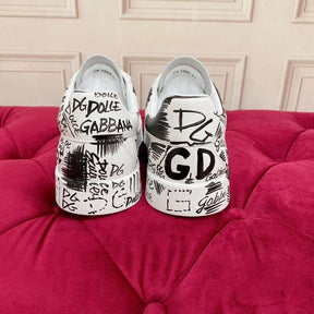 Dolce Gabbana Calfskin Portofino Whit Logo