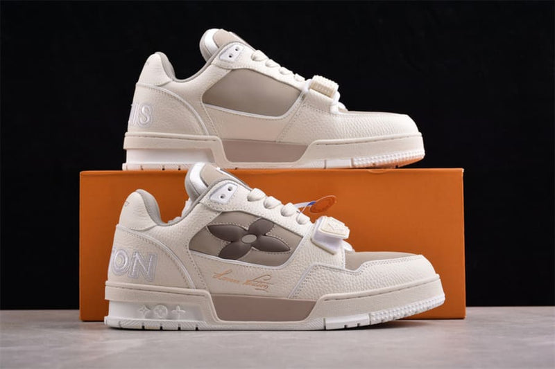 Louis Vuitton Trainer Monogram Flower Beige