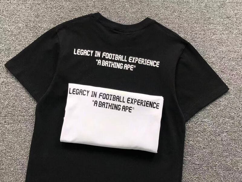 Camiseta BAPE x CR7Life Big Ape Head Preta