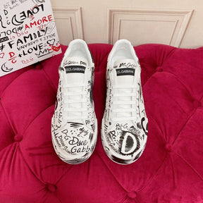 Dolce Gabbana Calfskin Portofino Whit Logo