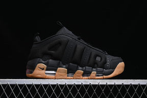 Nike Air More Uptempo Low Black Gum