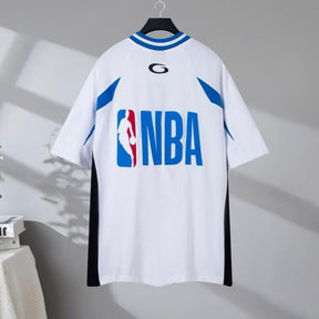 Camiseta Balenciaga x NBA Oversized Jersey White
