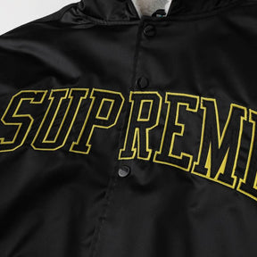 Jaqueta Supreme x Mitchell & Ness Varsity Satin Black