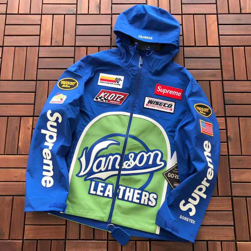 Jaqueta Supreme x Vanson GORE-TEX Shell Royal