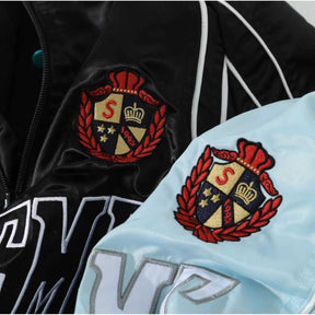 Jaqueta Supreme Satin Piping Pullover Black