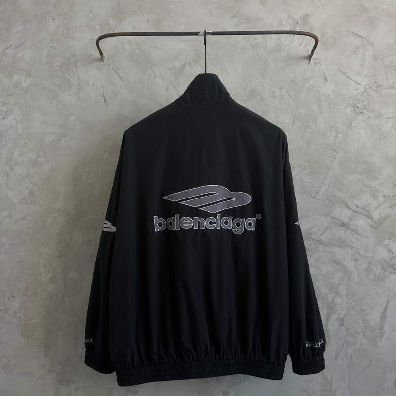 Jaqueta Balenciaga 3B Football Logo Track Preta