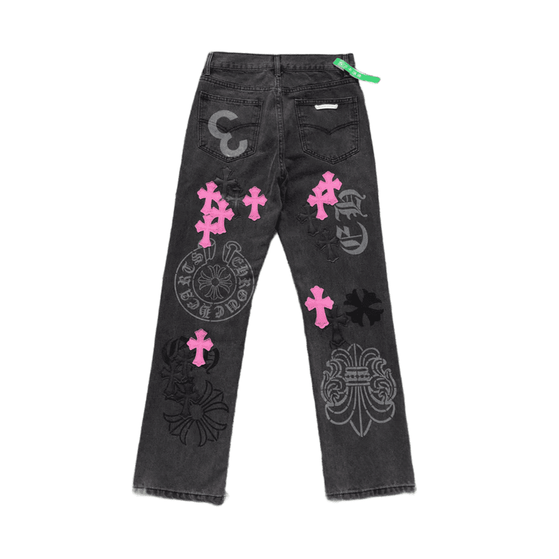 Calça Jeans Chrome Hearts Box Purple