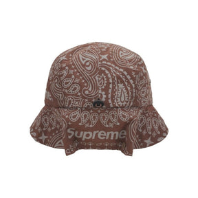 Boné Supreme Reflective Bandana Sunshield Camp Brown