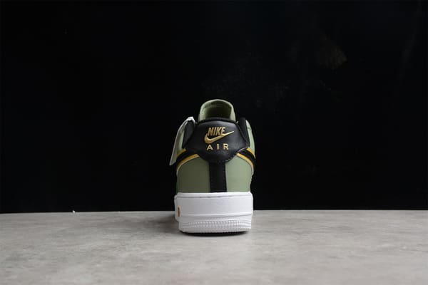 Air Force 1 o Double Swoosh Olive Gold Black