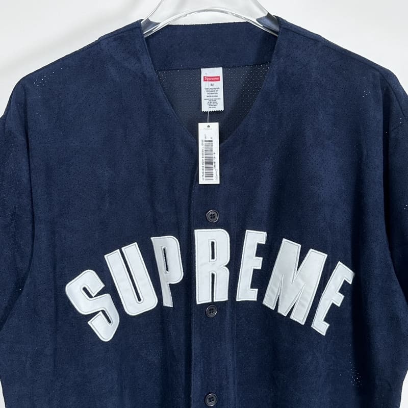 Camiseta Supreme Ultrasuede Mesh Baseball Azul