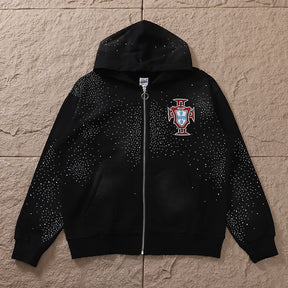 Moletom Vale Forever Sun Custered Zip Black