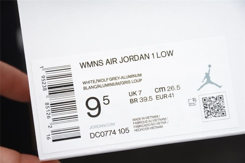 Jordan 1 Low Wolf Grey