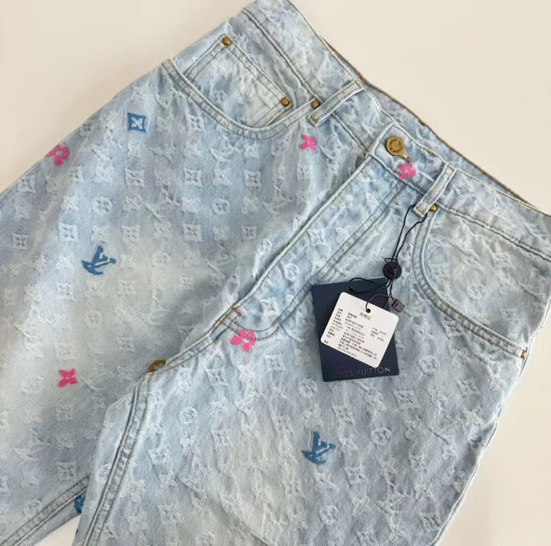 Calça Louis Vuitton by Tyler, the Creator Monogram Denim