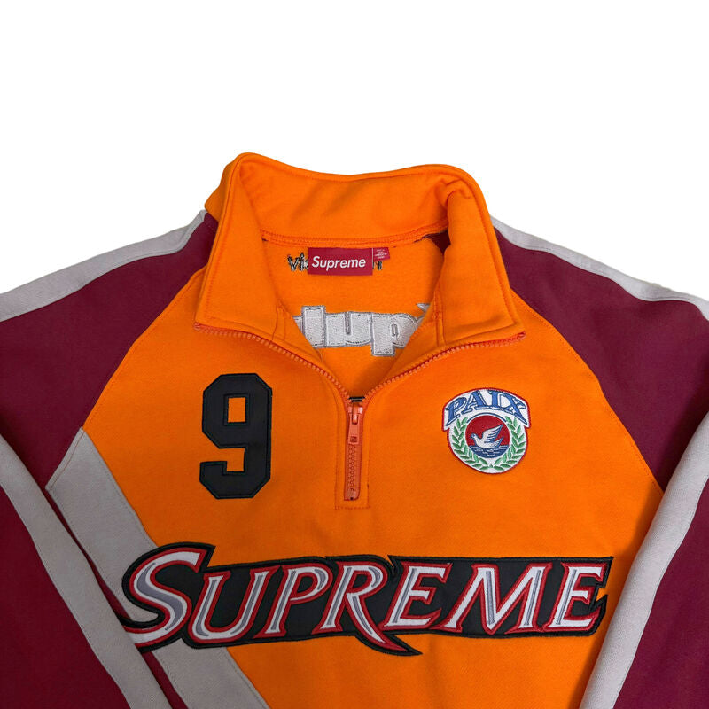 Conjunto Supreme Equipe Half Zip Laranja