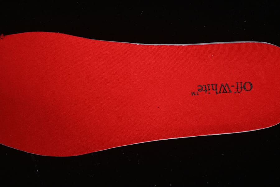 Off-White Be Right Red black