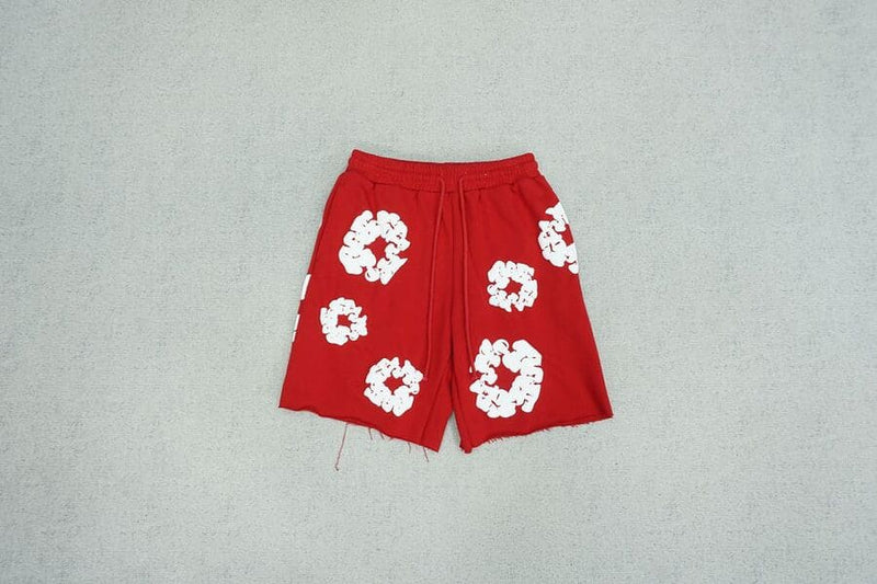 Shorts Denim Tears The Cotton Wreath Red