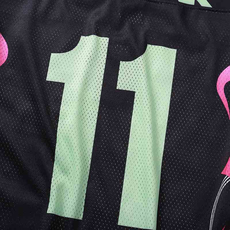 Camisa Hellstar Jersey Long Pink Flame