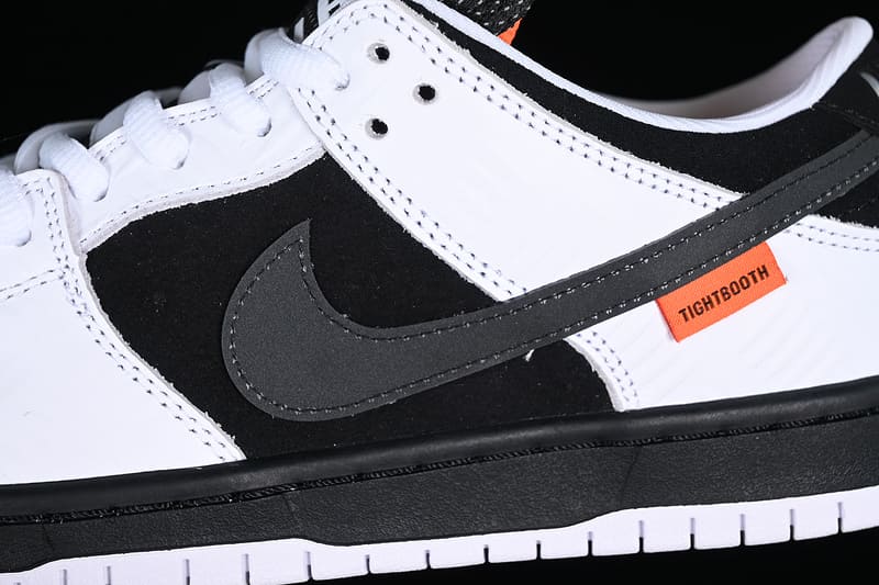 Nike SB x TIGHTBOOTH Dunk Low Pro Black and White