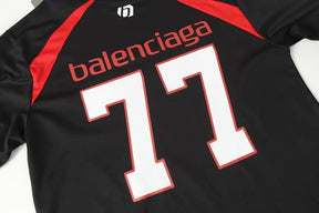 Camisa Balenciaga 77 Logo Preta