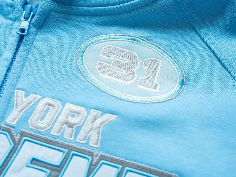 Moletom Supreme Football Zip Up Hooded Light Blue