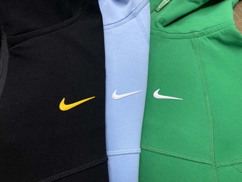 Nike Moletom Zip Completo Sportswear Club Verde