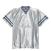 Camiseta Balenciaga Jersey V-neck Oversized Cinza